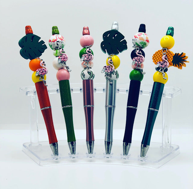 Flamingo Bead Pens